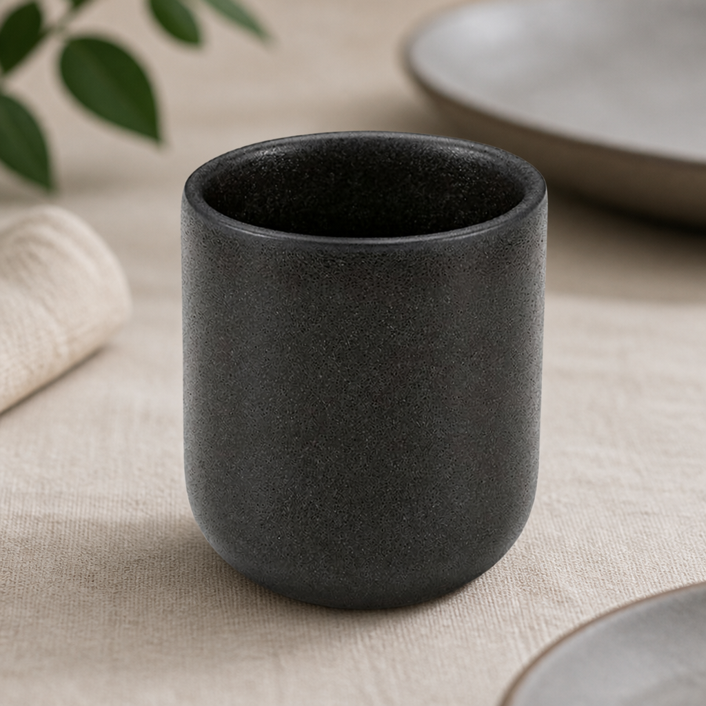 Commercial Handleless Espresso Cups 100ml - 6 Pack