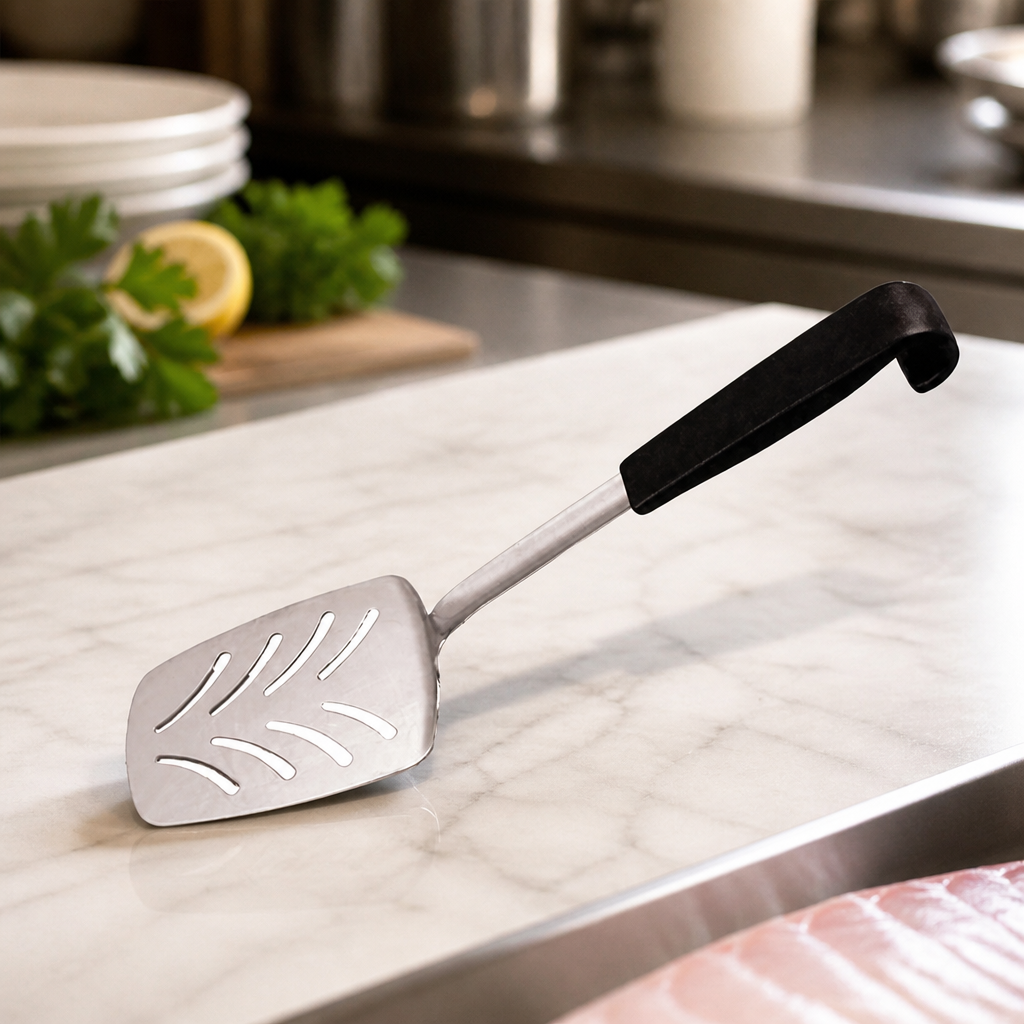 Commercial Stainless Steel Fish Slice 240mm Ergonomic Handle