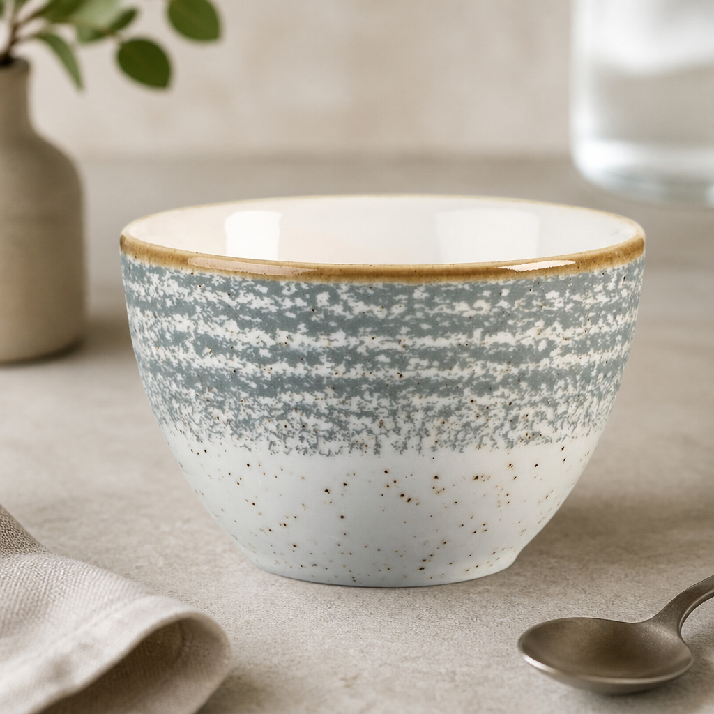 Commercial Stone Grey Sugar Bowls 227ml 8oz Pack of 12
