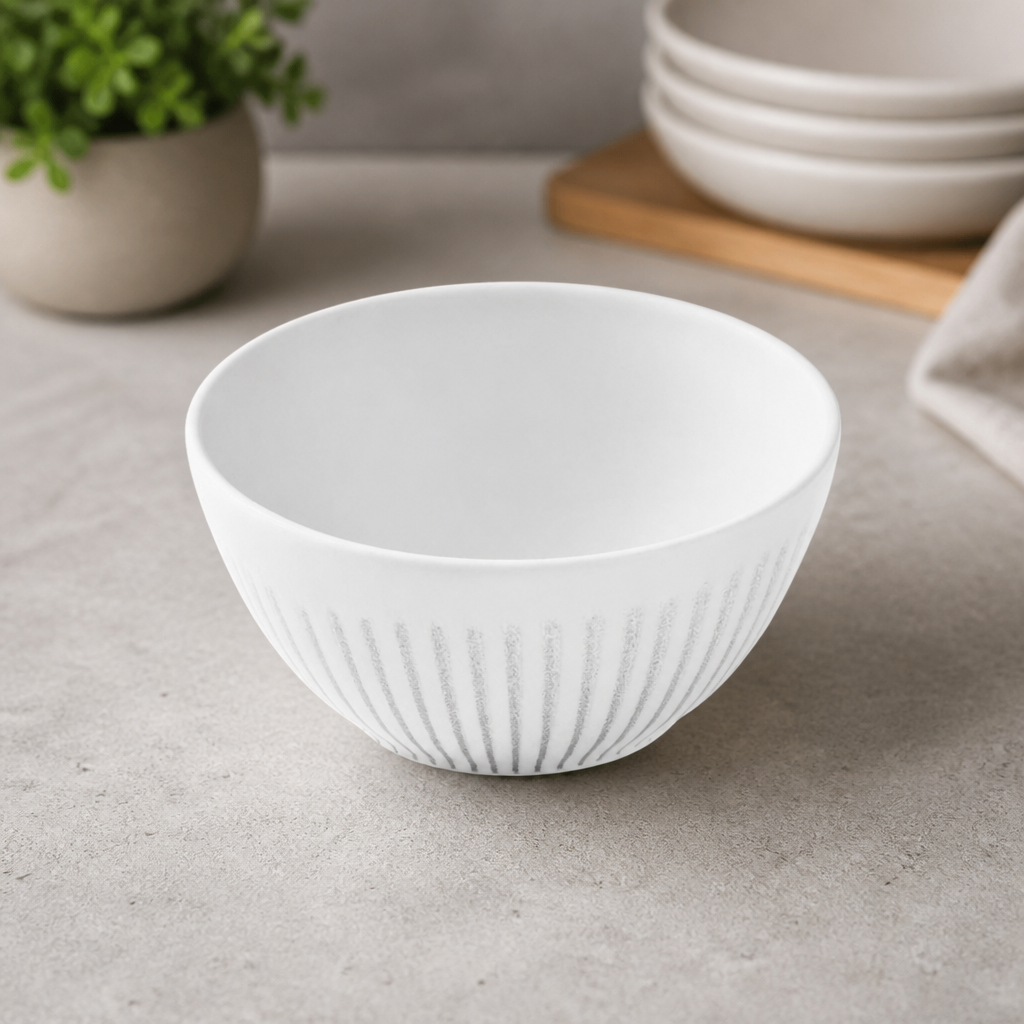 Commercial Snack Bowls Grey 130mm 0.41 Ltr Pack of 12