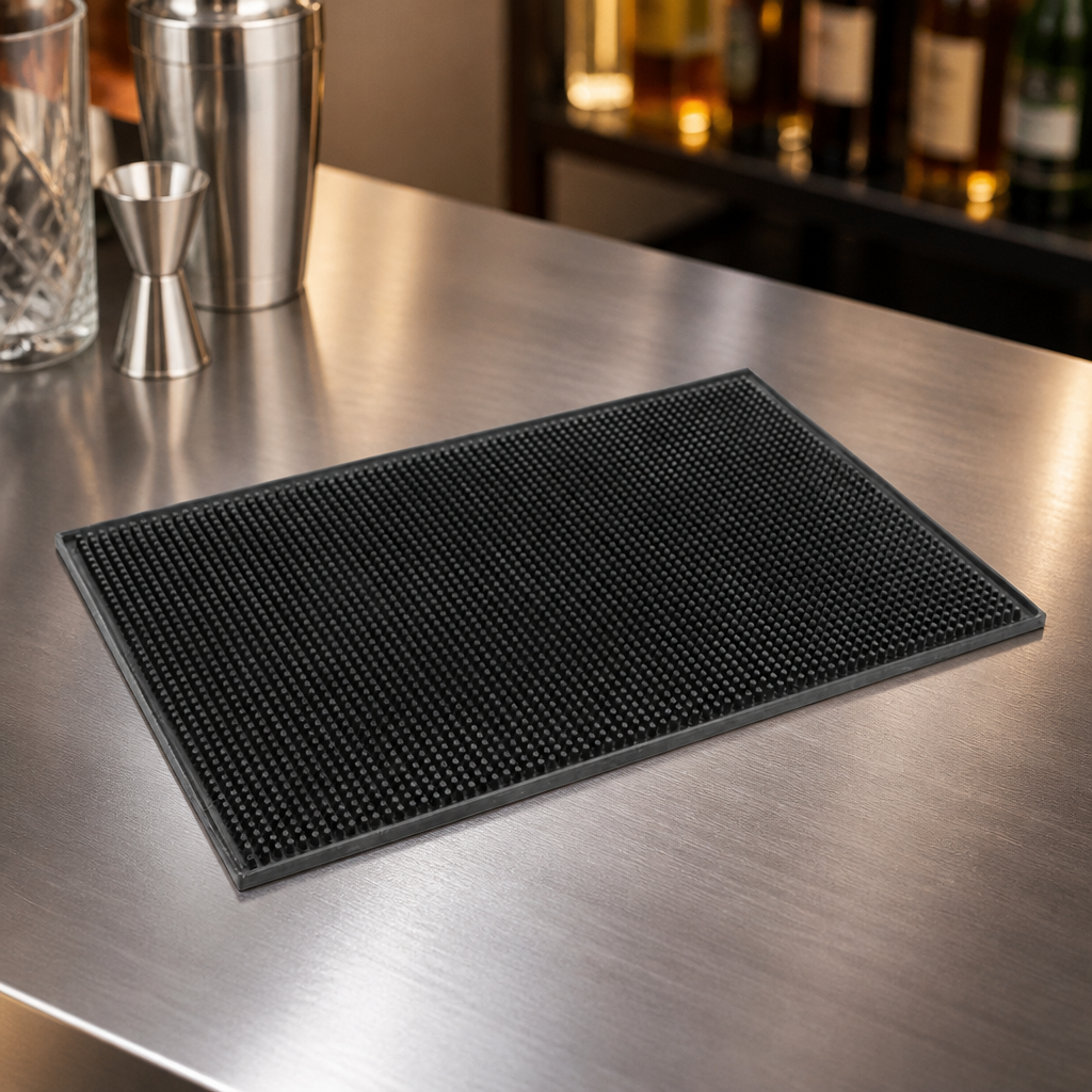 Commercial Rubber Bar Mat 450 x 300mm for Pub and Cellar Use