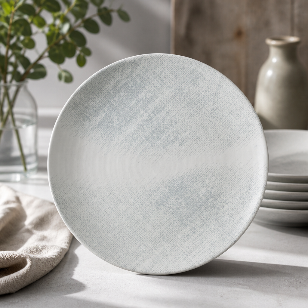Commercial Coupe Plates 290mm Jute Grey 12 Pack