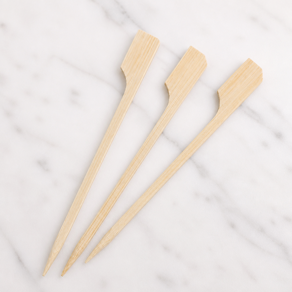 Biodegradable Bamboo Steak Markers Well Done 100 Pack
