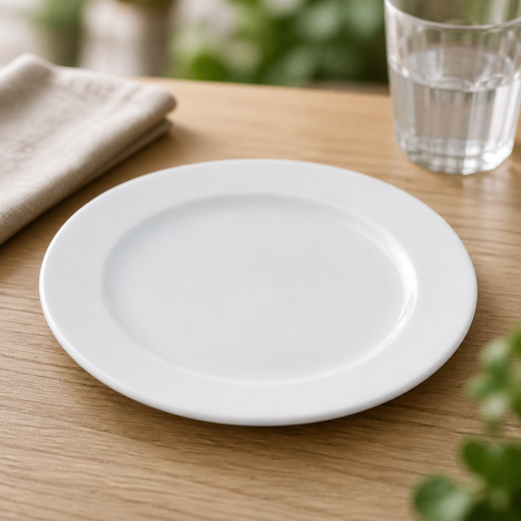 Commercial Profile Plates 165mm Porcelain 12 Pack