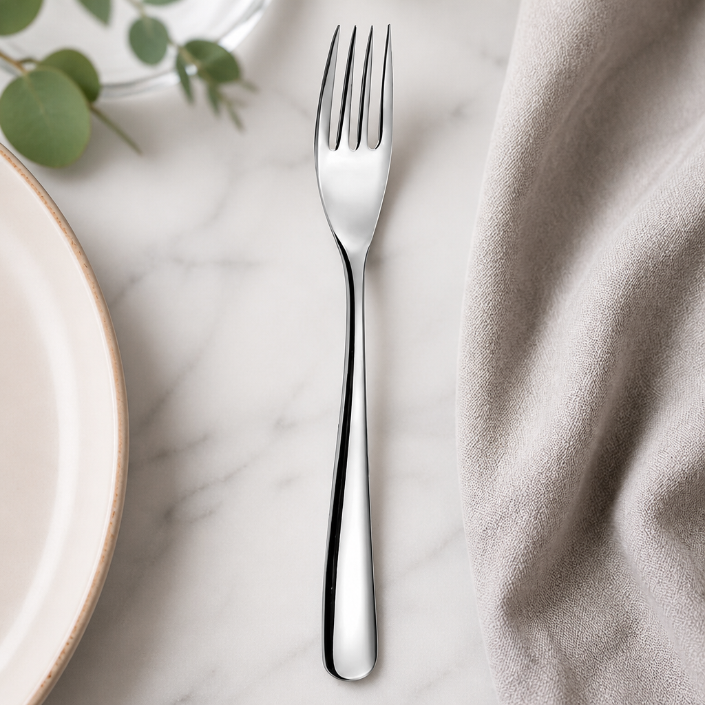Opus design stainless steel table forks - 12 pack