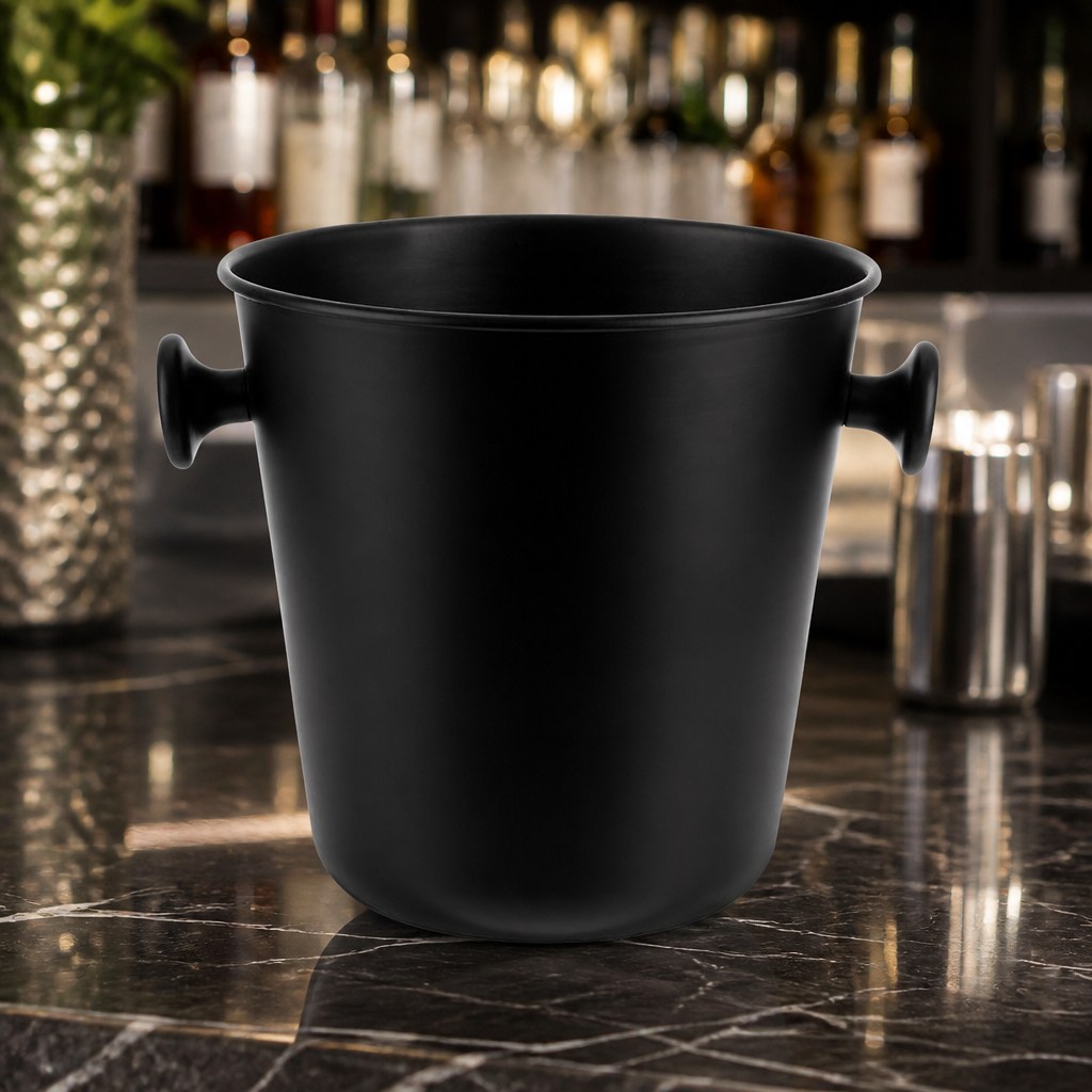 Commercial 5L Champagne and Wine Cooler Bowl - Black