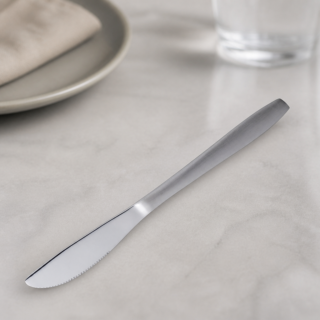 Commercial Dessert Knives Set of 12 - 190mm Stainless Steel