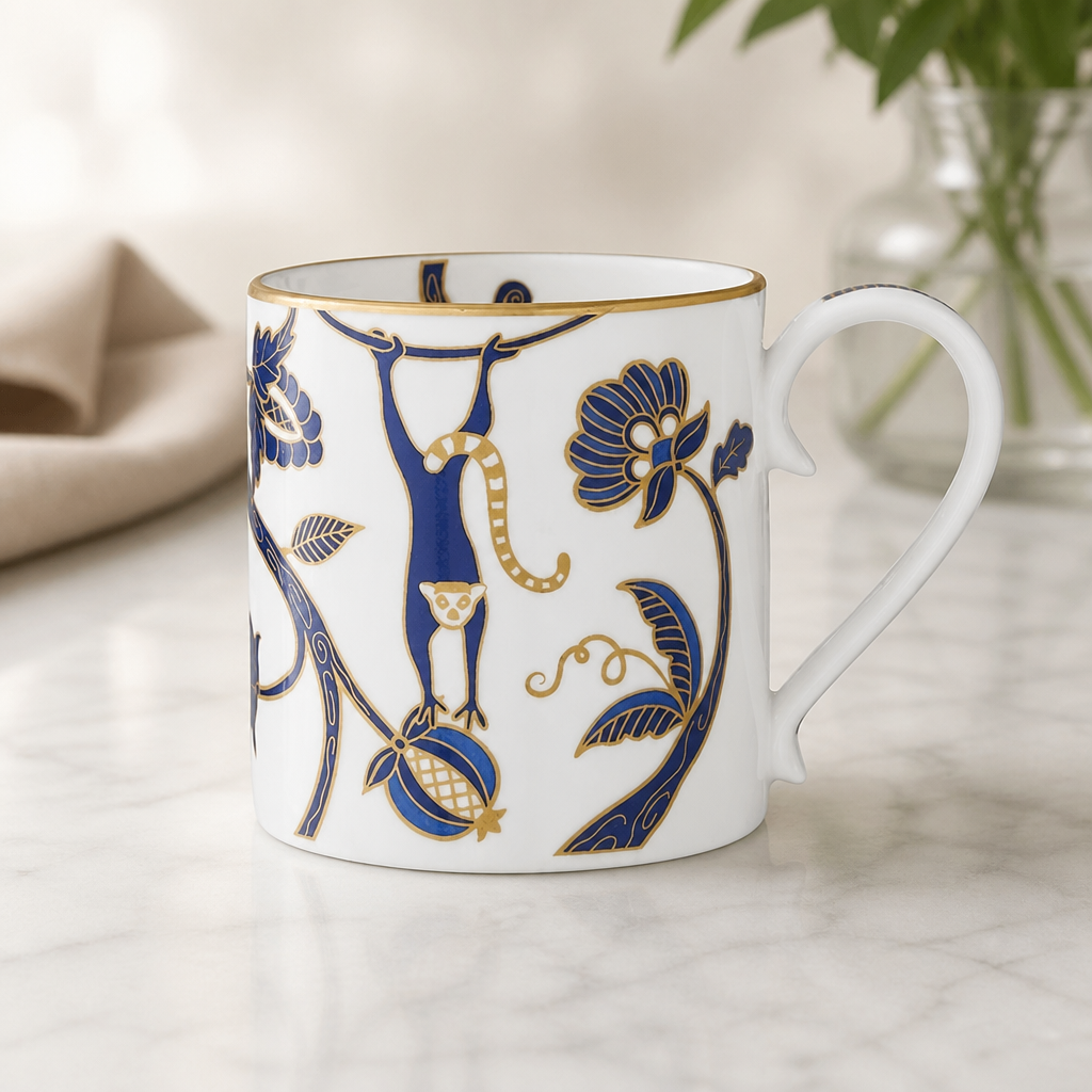 Commercial Coupe Mugs 350ml Dark Blue 12 Pack for Dining