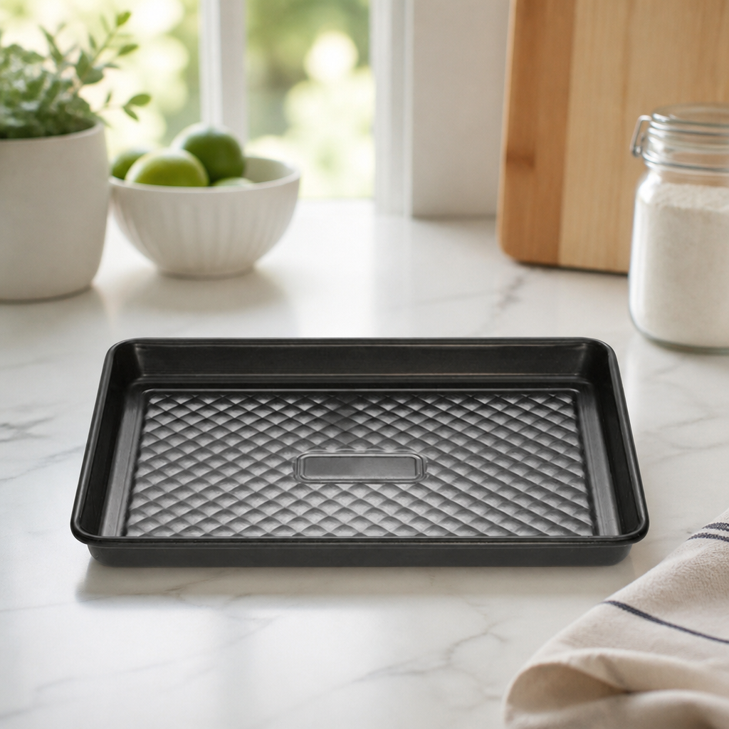 Commercial Baking Tray 260x190mm Non-Stick Heavy Gauge Steel