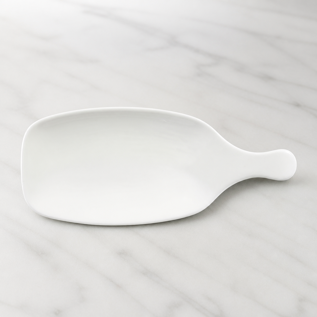 Commercial Vitrified Ceramic Handled Paddle 284mm 6 Pack