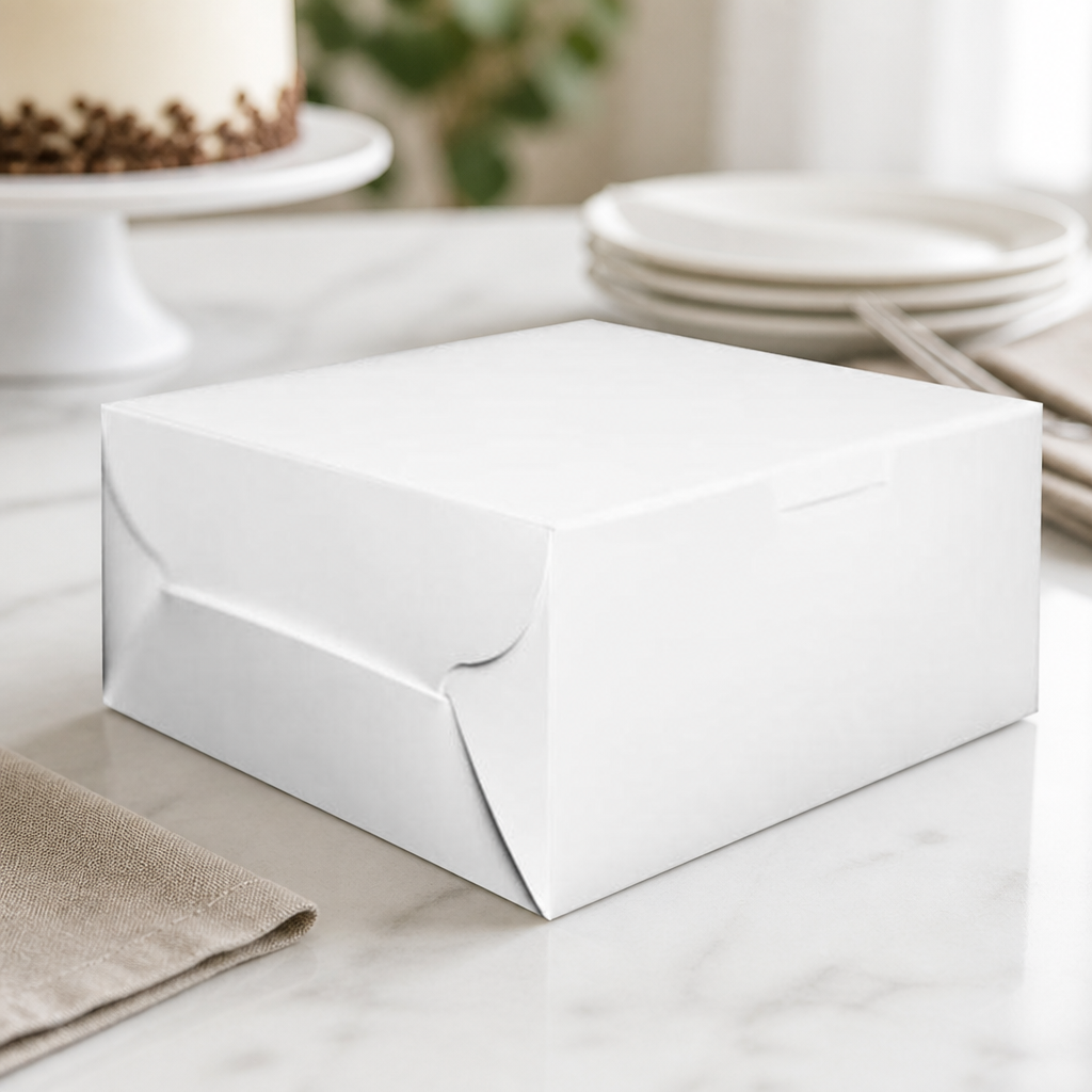 Commercial Recyclable Cake Boxes 6x6" - 250 Pack