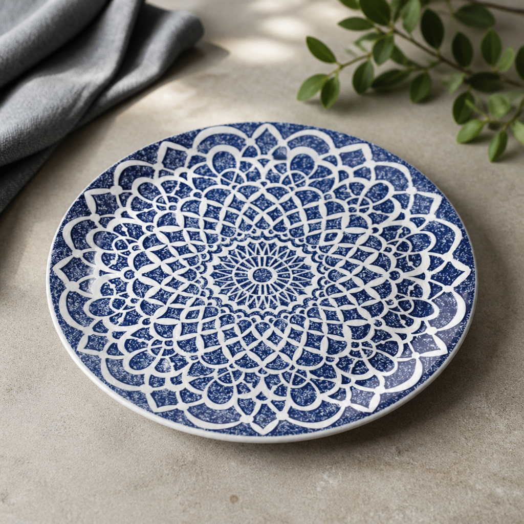 Commercial Coupe Plates Nomad Blue 300mm Set of 12