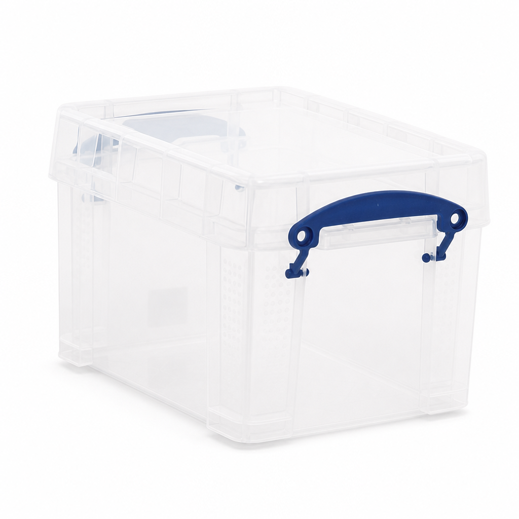3 Litre Clear Plastic Storage Box with Lid