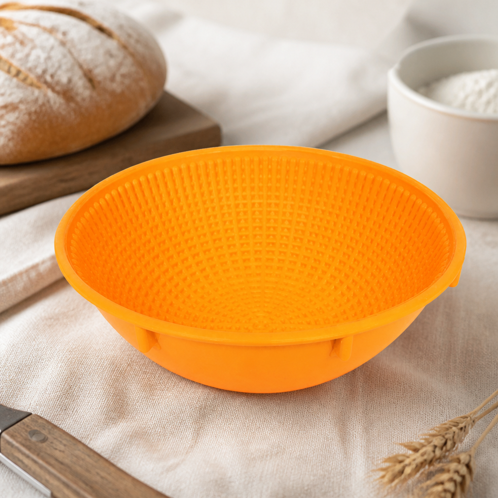 Commercial Bread Proofing Basket 1kg Polypropylene Round
