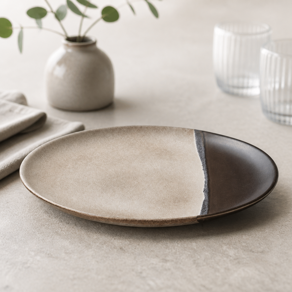 Commercial Spot On Black Plates 290mm - 6 Pack
