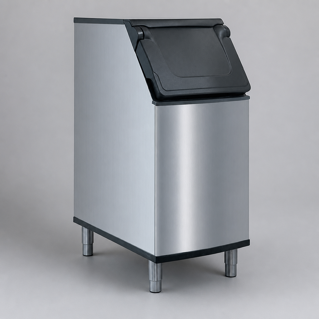 Commercial Ice Storage Bin 131kg Durable Metal Construction