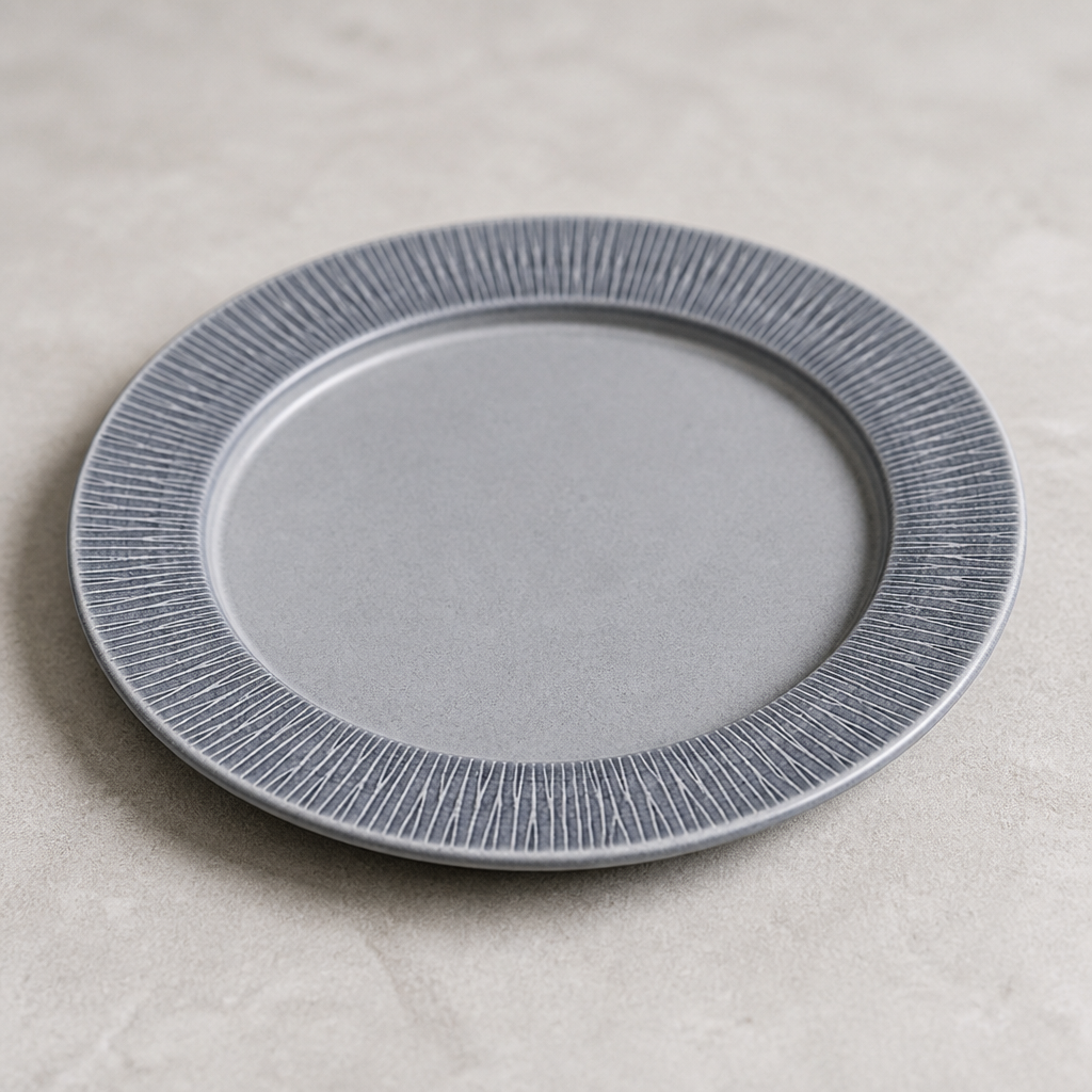 Commercial Bamboo Footed Plates 305mm - 12 Pack