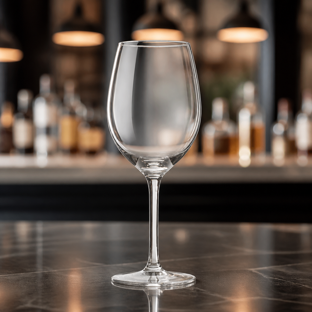 Commercial Red Wine Glasses 320ml Clear Glass 6 Pack