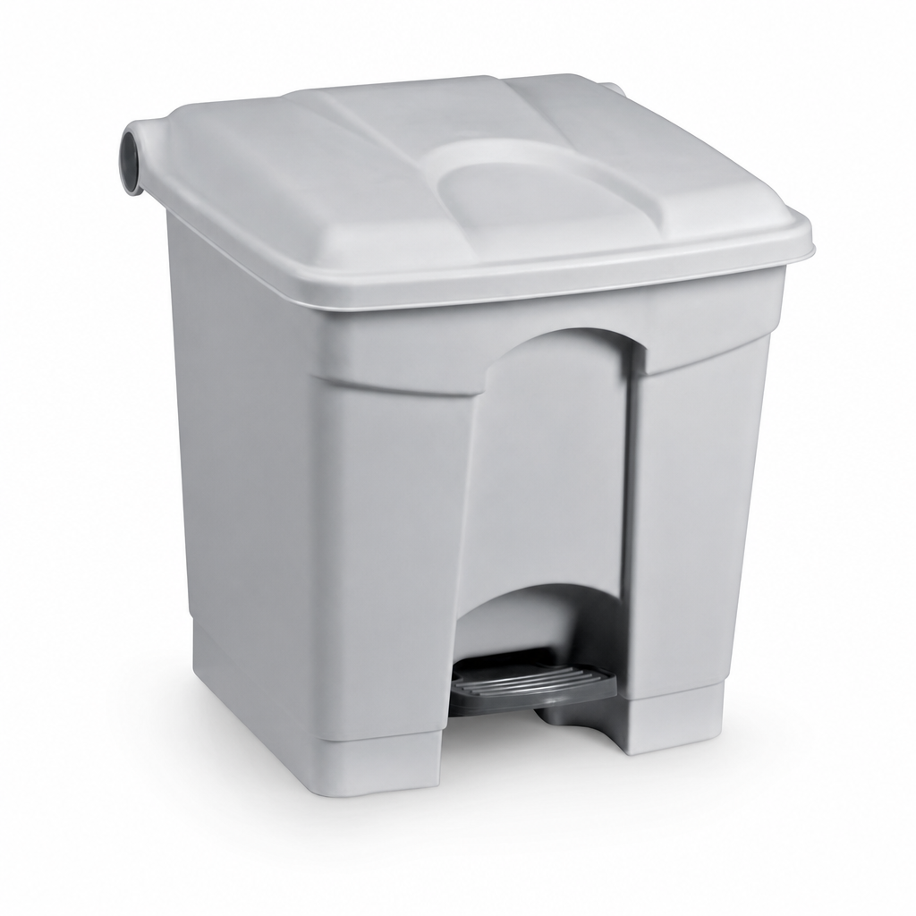 30L Plastic Pedal Food Waste Bin