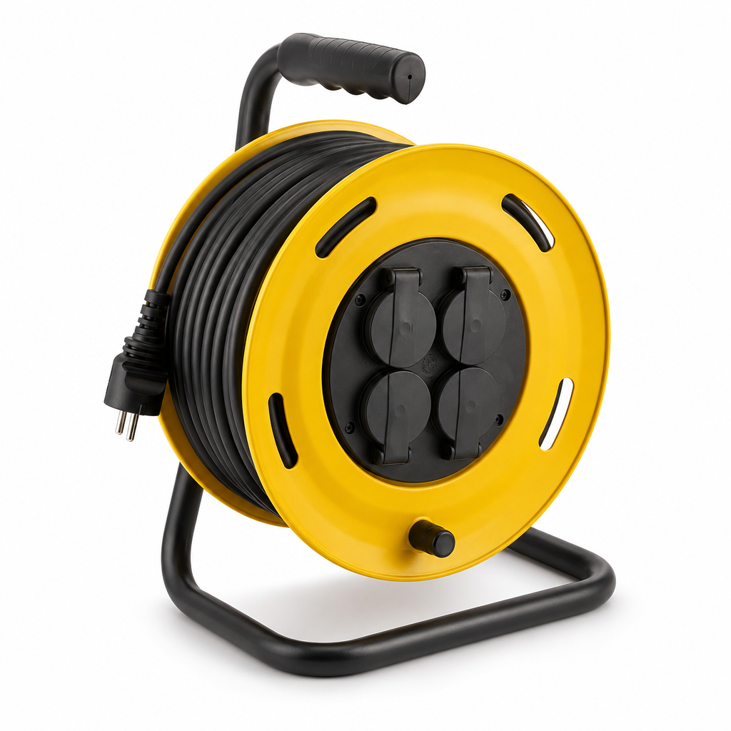 30m Extension Cable Reel for Workshops and Sites