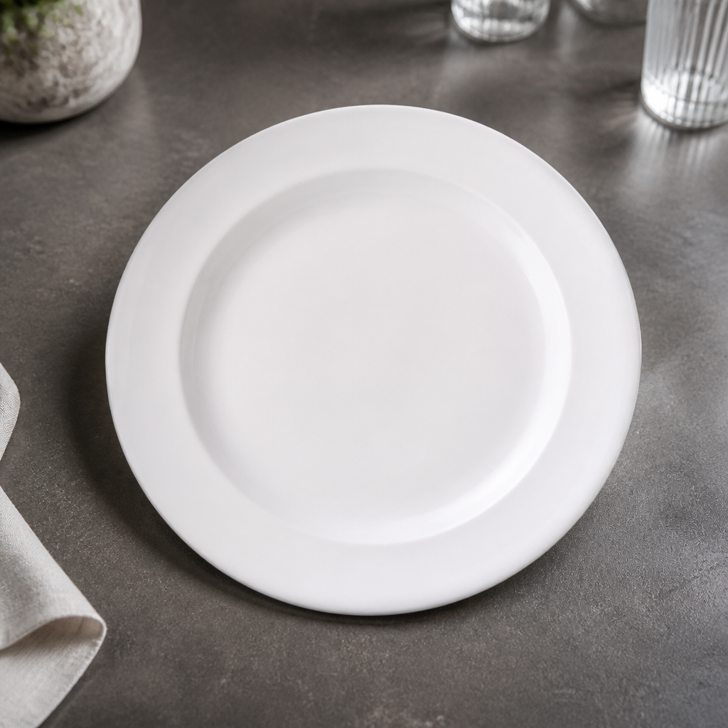 Commercial Porcelain Plates 255mm 24 Pack