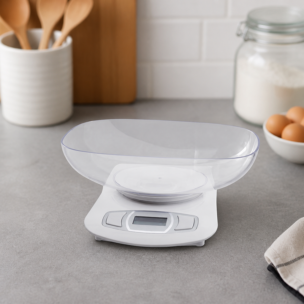 Compact 5kg Weighing Scale with 2L Bowl for Commercial Use