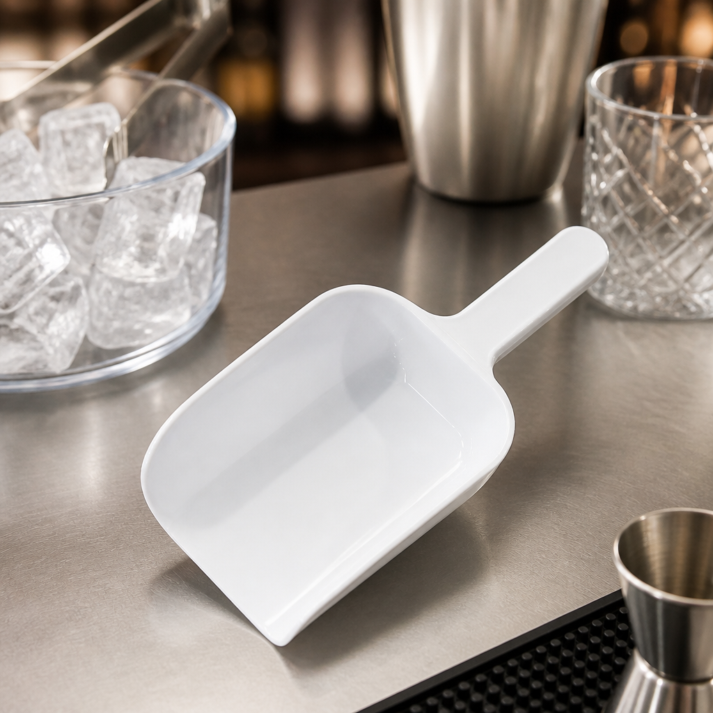 Commercial Ice Scoop 152mm Plastic Replacement For Ice Makers