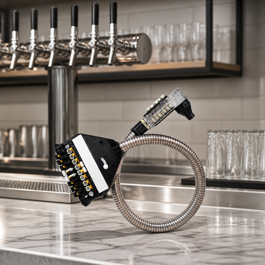 Commercial Post Mix Beverage Dispenser 400 Drink Capacity