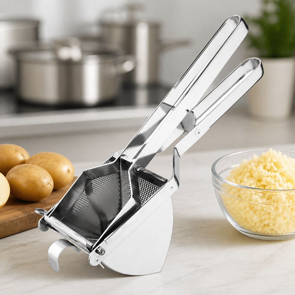 Commercial Heavy Duty Potato Ricer with Removable Sieve