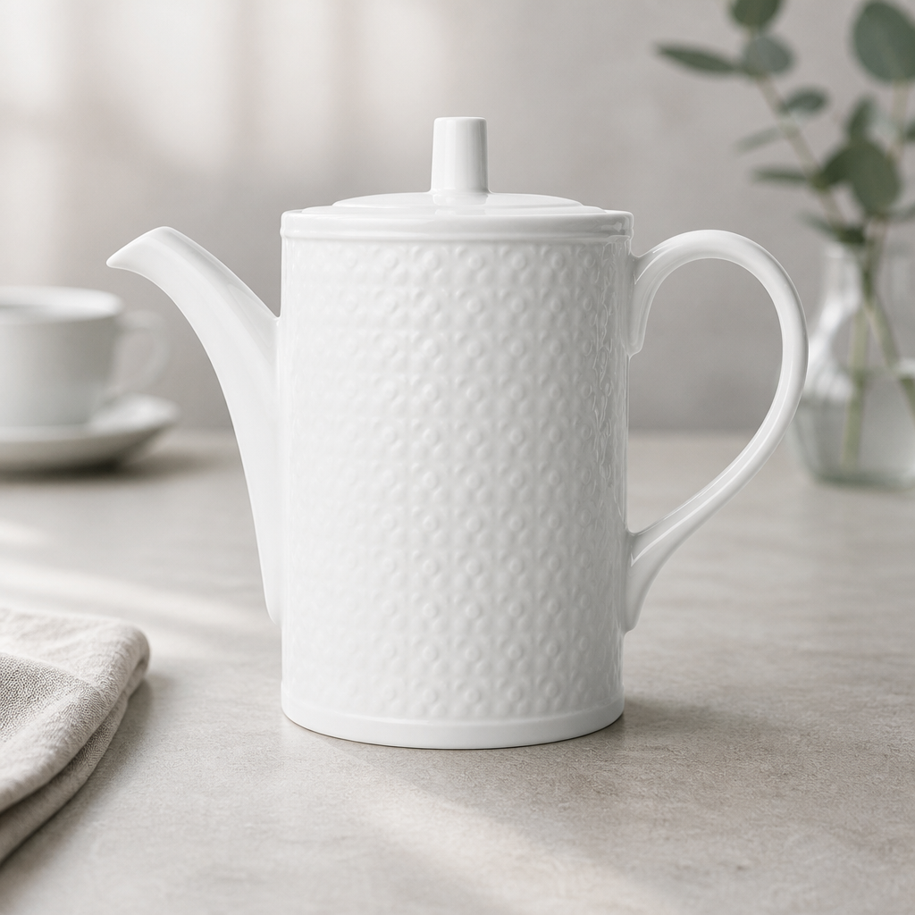 600ml Commercial Bead Beverage Pots - Elegant Dining Set of 6