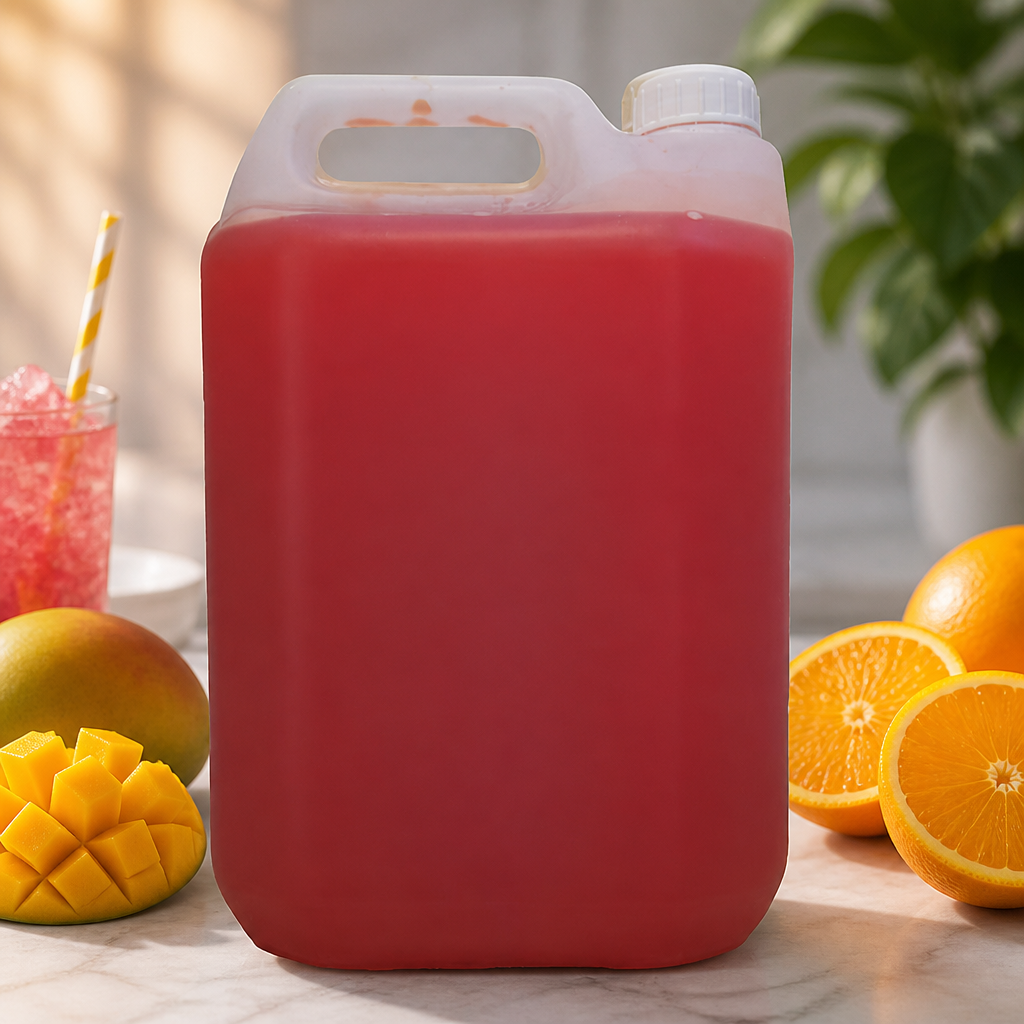 Commercial Slush Mix Mango Orange Flavour 5L Concentrate