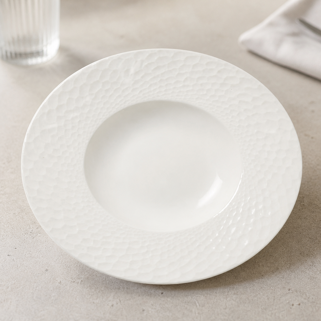 Commercial Deep Rimmed Bowls 285mm - 6 Pack Gourmet Dinnerware