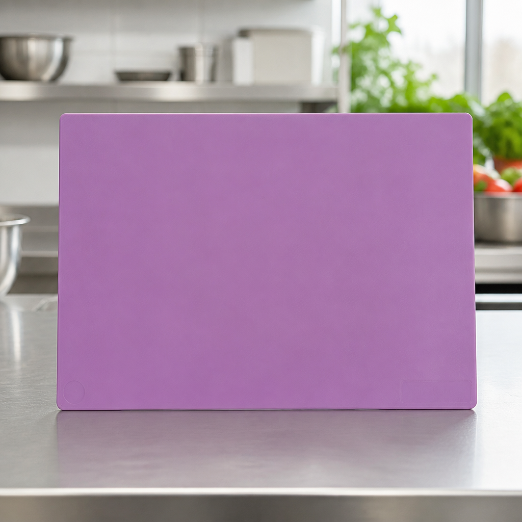 Commercial Purple Chopping Board 450x300mm for Allergen Use