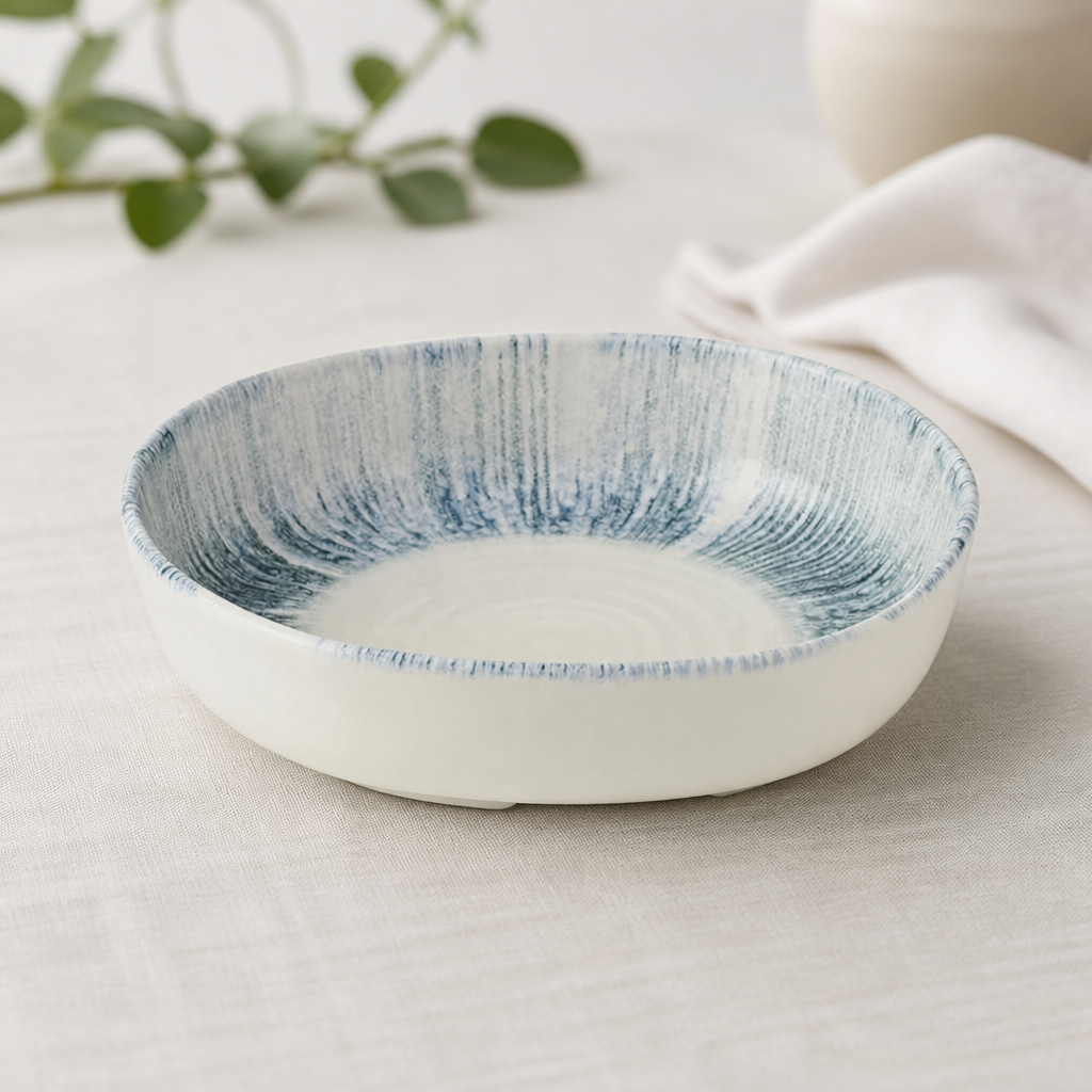 Commercial Walled Bowls 200mm Super Vitrified Ceramic 6 Pack