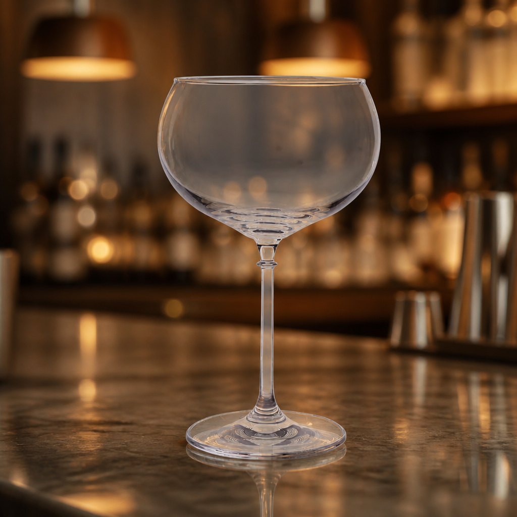 540ml Vintage Cocktail Glasses - 6 Pack for Commercial Use