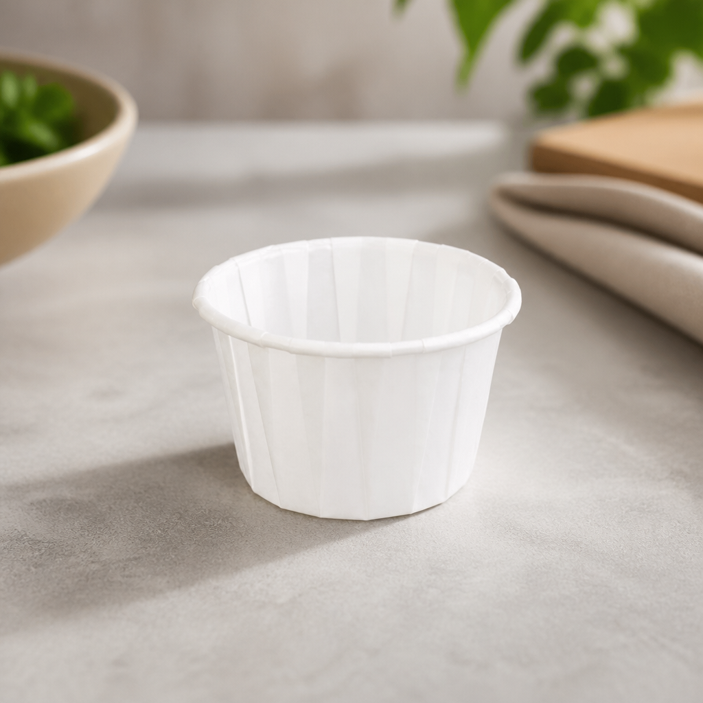 Medium 2oz Disposable Paper Sauce Pots 250 Pack Commercial Use