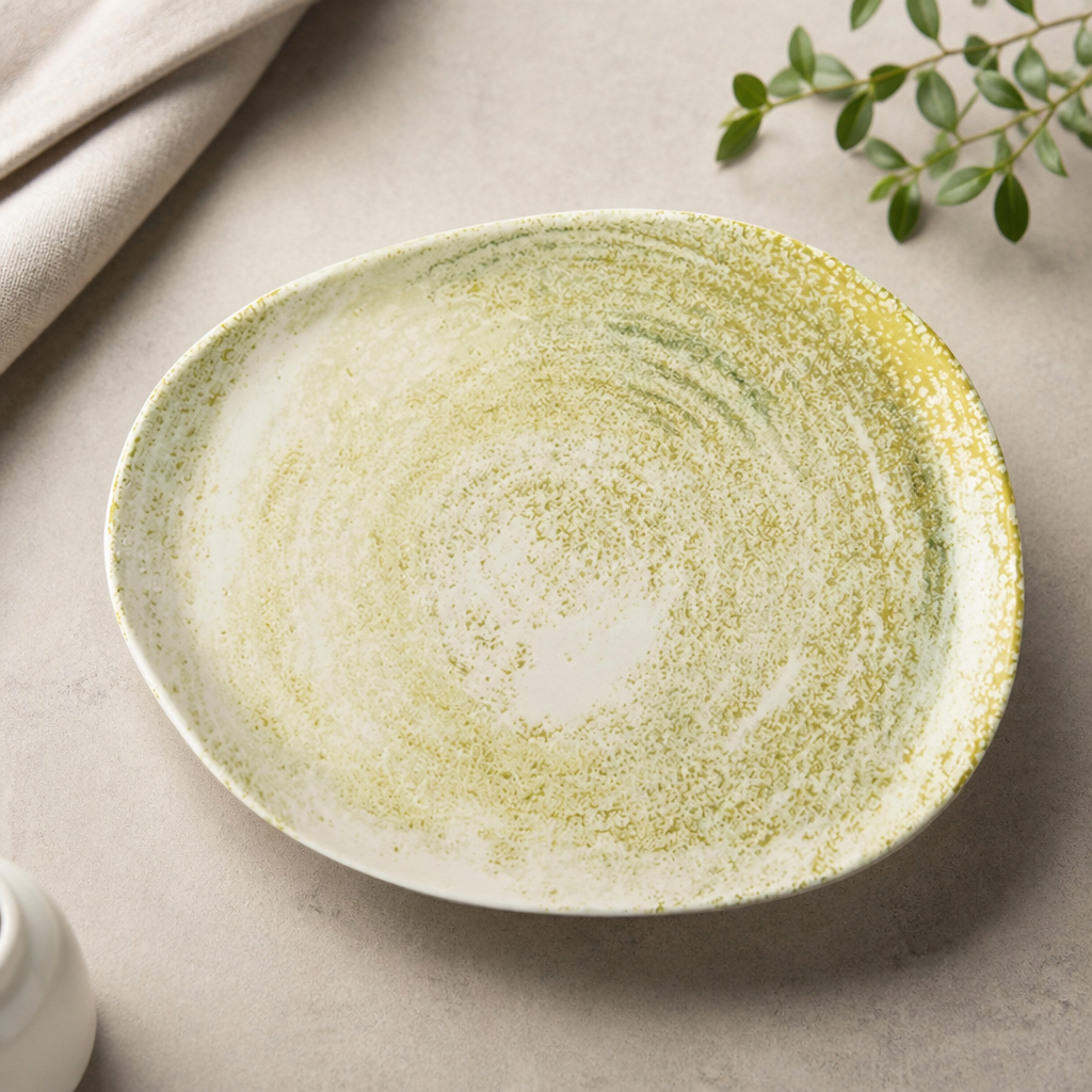 Commercial Oblong Plates 260x200mm - 6 Pack Super Vitrified Ceramic