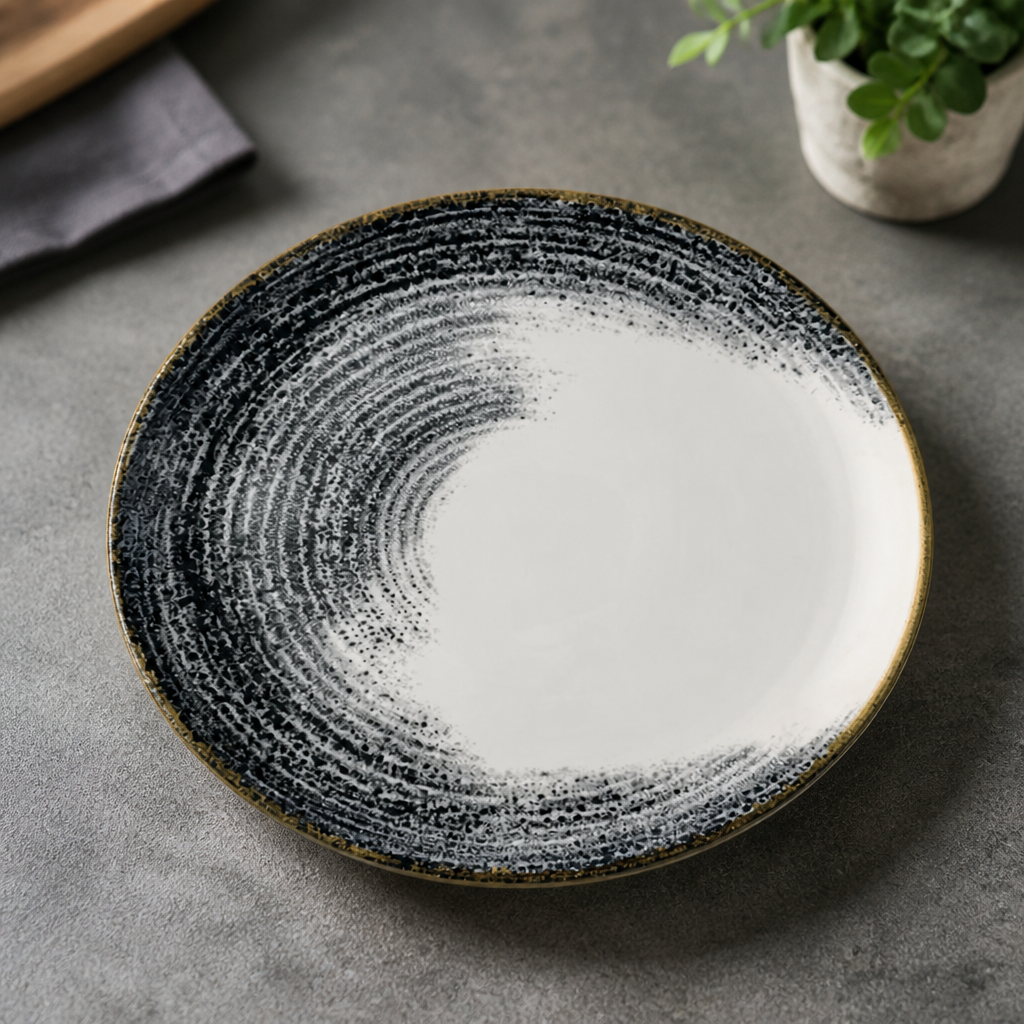Commercial Coupe Plates 288mm - 12 Pack, Dishwasher Safe