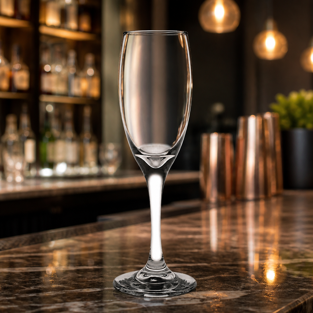 Commercial Champagne Flutes 170ml Pack of 24 Elegant Glasses
