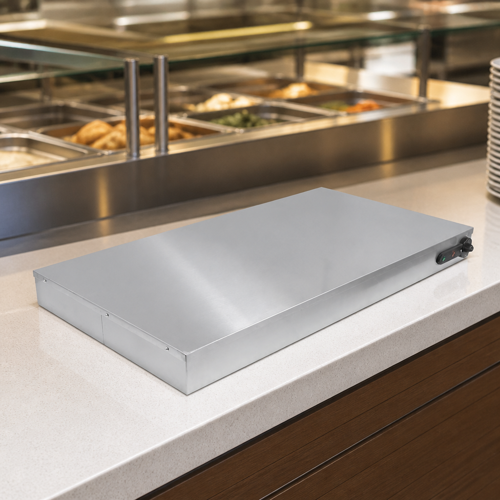 Commercial Hot Plate 800W 975mm Stainless Steel Warmer