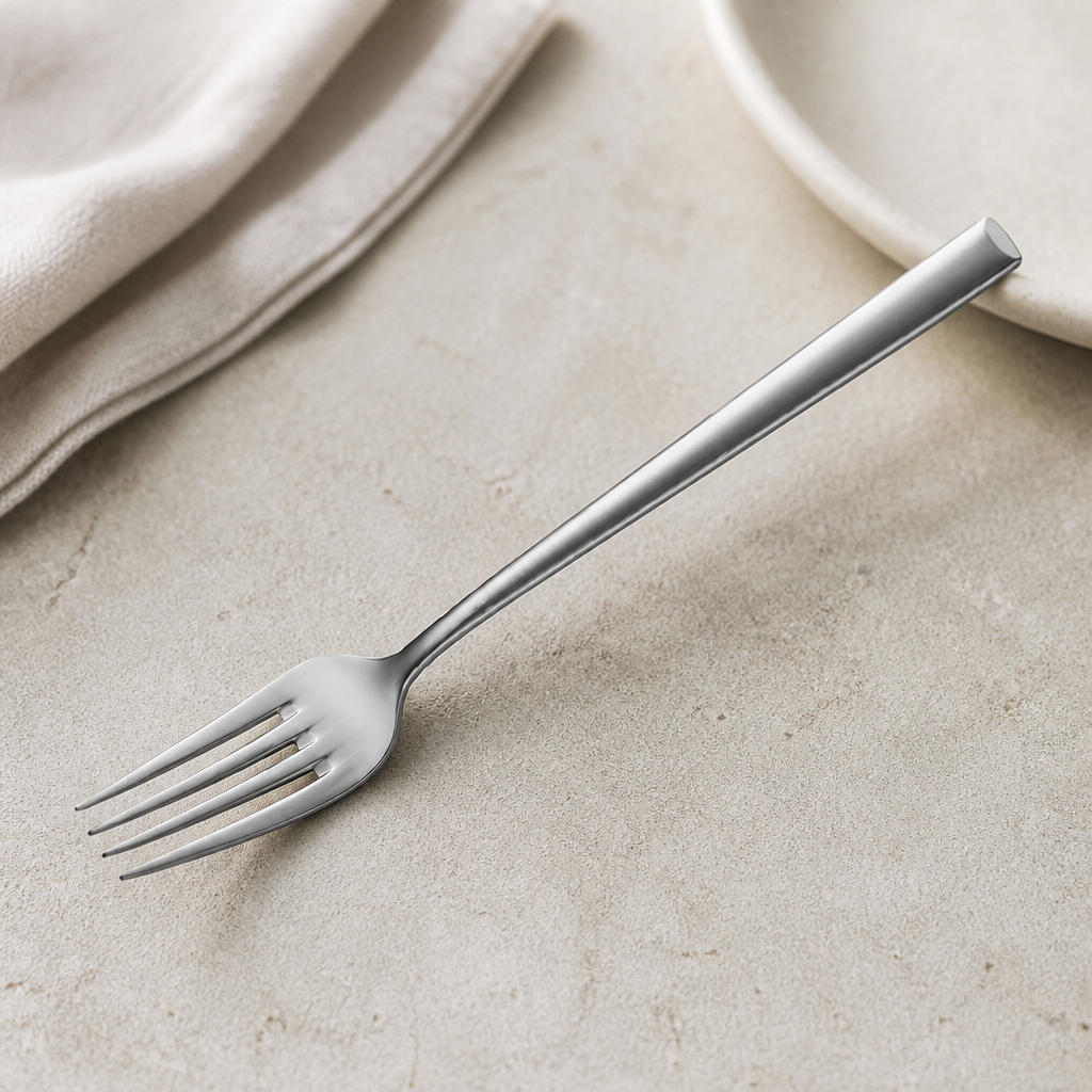 Commercial Table Forks Set of 12 Velvet Finish Stainless Steel