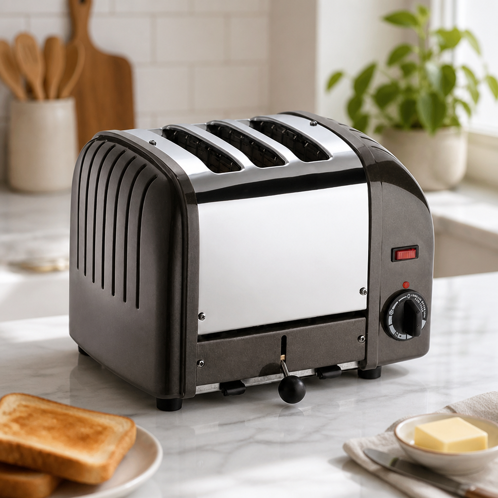 Commercial 3 Slice Vario Toaster Metallic Charcoal Finish