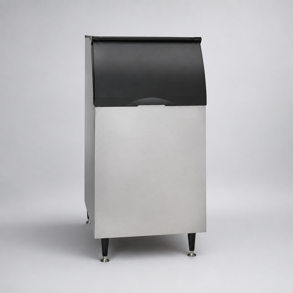 Commercial Ice Storage Bin 170kg Capacity Stainless Steel