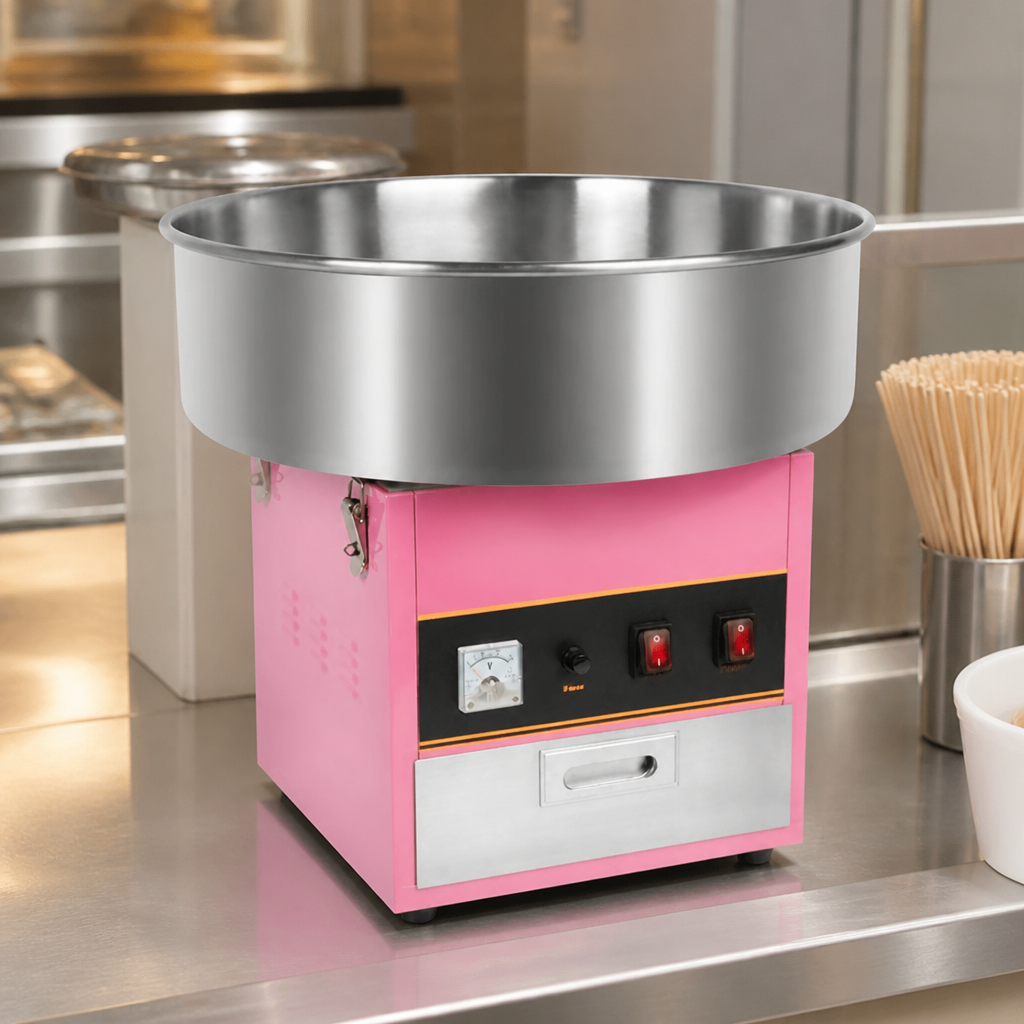 Commercial Candy Floss Machine 60 Servings Per Hour 520mm