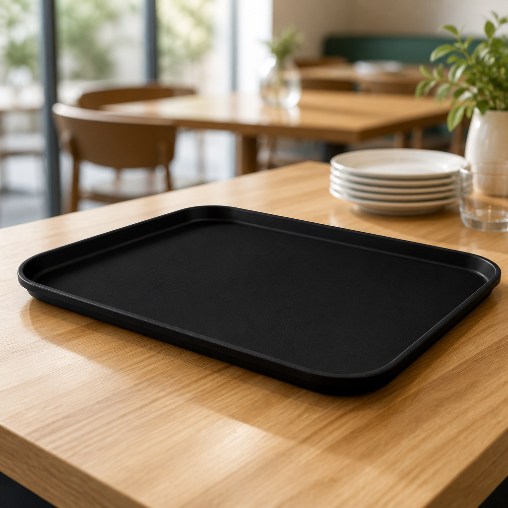 Commercial Non-Slip Fibreglass Rectangular Tray 355x457mm