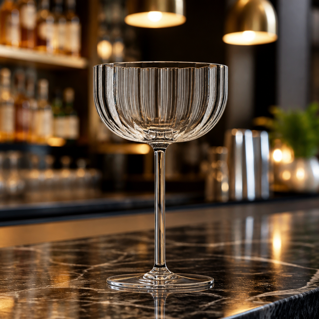 Commercial Polycarbonate Coupe Glasses 300ml - 12 Pack
