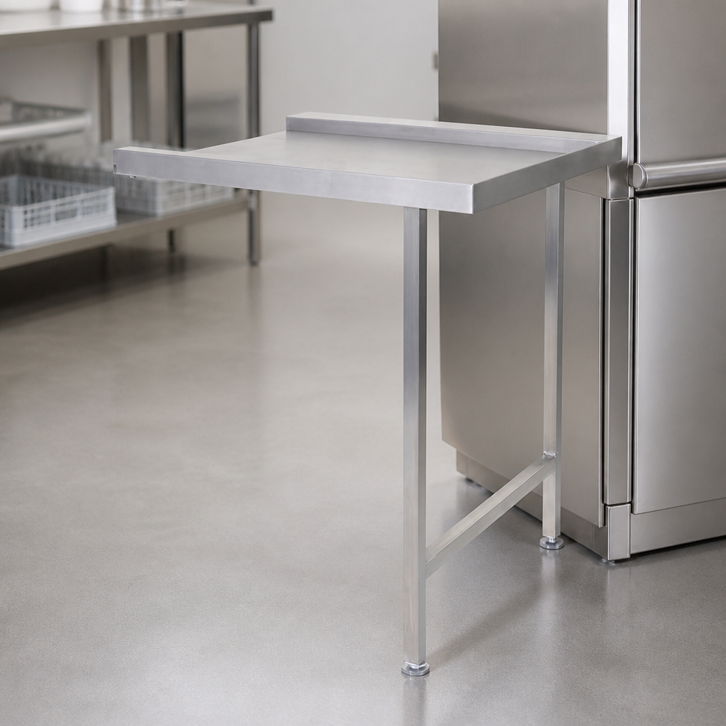 Commercial Stainless Steel Left Hand Exit Table 800mm