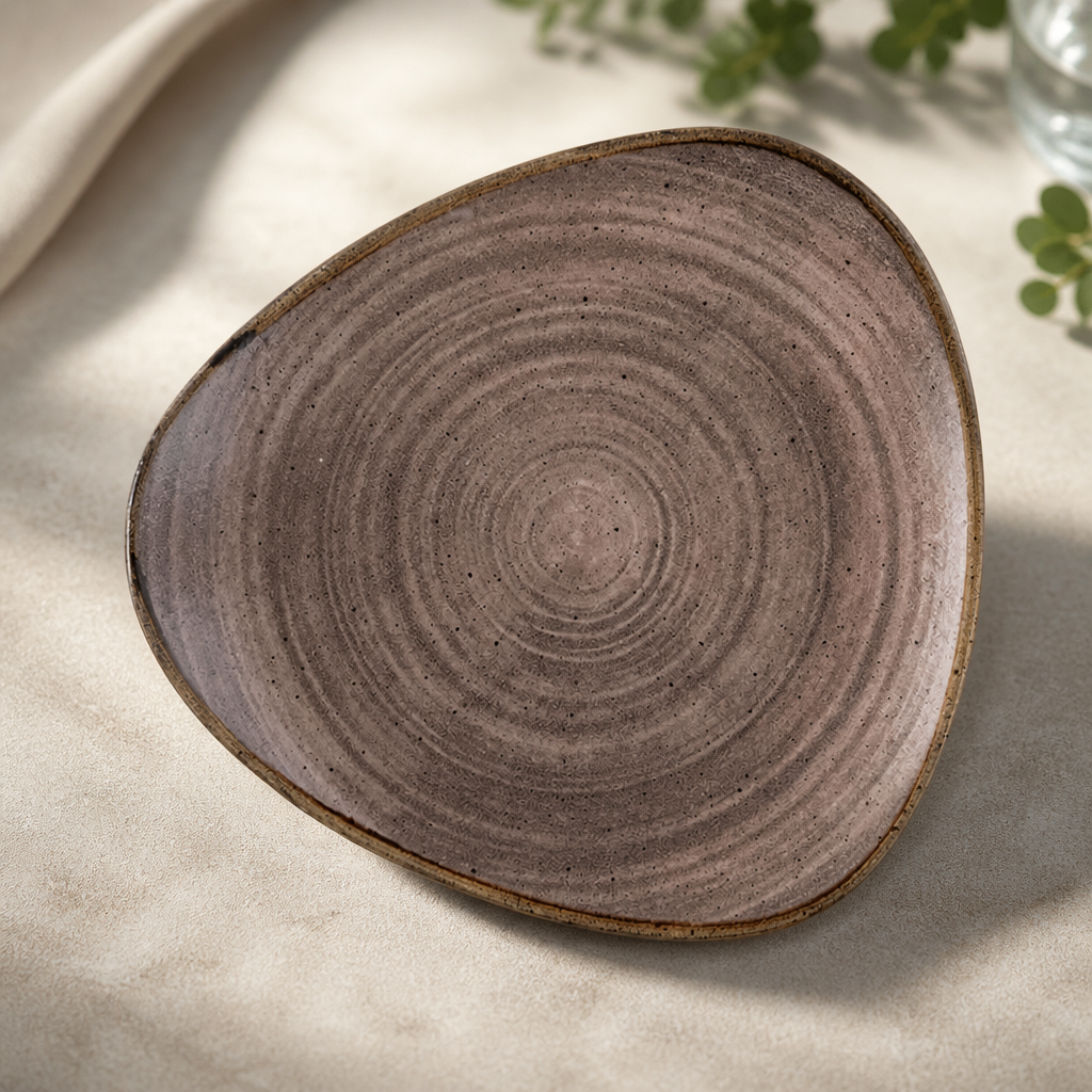 Commercial Raw Plate 254mm Brown 12 Pack
