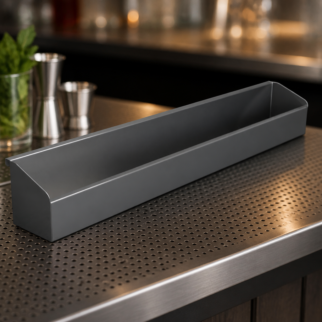 Commercial Modular Bar Speed Rail 1150mm Stainless Steel