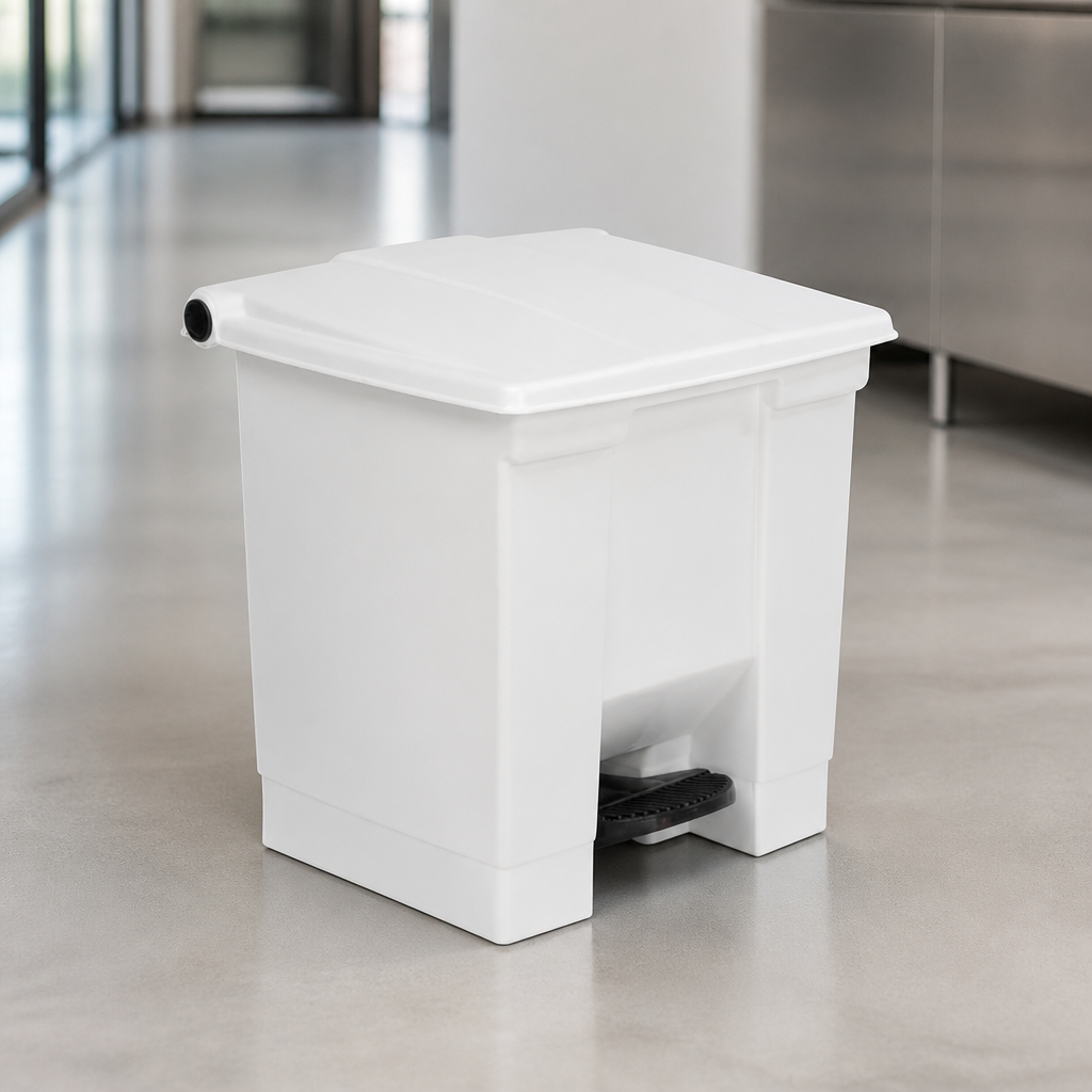 30.5L Commercial Step-On Pedal Bin Polyethylene